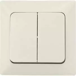 Двухклавишный выключатель NE-AD Aras 93-111-03