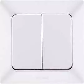 Двухклавишный выключатель NE-AD Aras 93-126-03