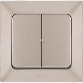 Двухклавишный выключатель NE-AD Aras 93-123-03