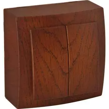 Двухклавишный выключатель Nilson Themis 26261003