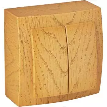 Двухклавишный выключатель Nilson Themis 26251003