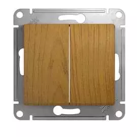 Двухклавишный выключатель Systeme Electric GLOSSA GSL000551