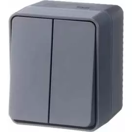 Двухклавишный выключатель Systeme Electric AtlasDesign PROFI ATN544051