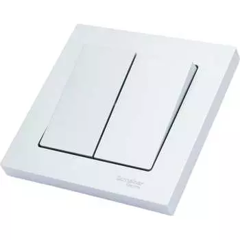 Двухклавишный выключатель Systeme Electric AtlasDesign ATN000352