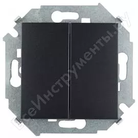 Двухклавишный выключатель Simon 1591398-038