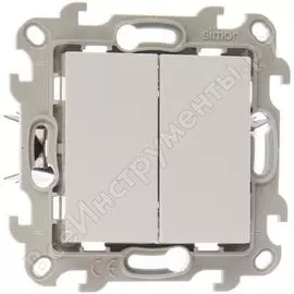 Двухклавишный выключатель Simon Push&Go 2420398-030