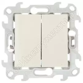 Двухклавишный выключатель Simon Push&Go 2420398-031