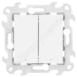 Двухклавишный выключатель Simon 2450392-030