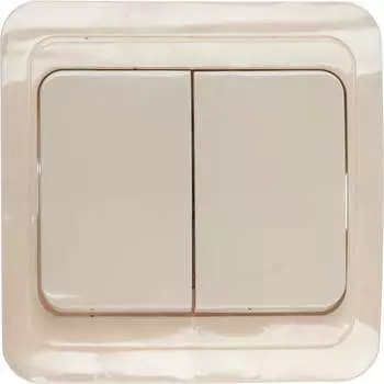 Двухклавишный выключатель Smartbuy Марс SBE-02w-10-SW2-0