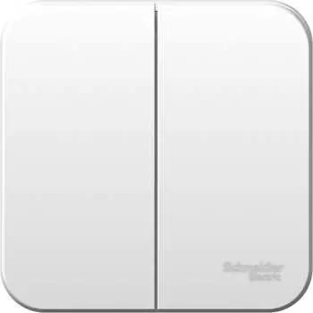 Двухклавишный выключатель Systeme Electric Blanca BLNVA065001