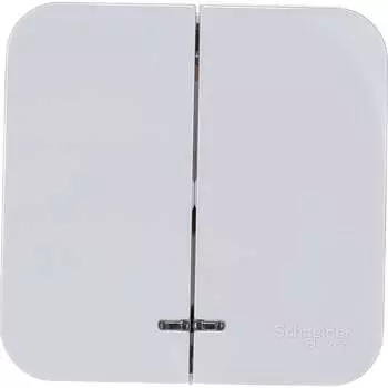 Двухклавишный выключатель Systeme Electric BLANCA BLNVA105111 1210453