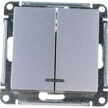 Двухклавишный выключатель Systeme Electric ATLAS DESIGN ATN000353