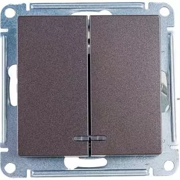 Двухклавишный выключатель Systeme Electric ATLAS DESIGN ATN000653