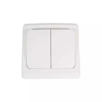 Двухклавишный выключатель Systeme Electric Этюд BC10-006B