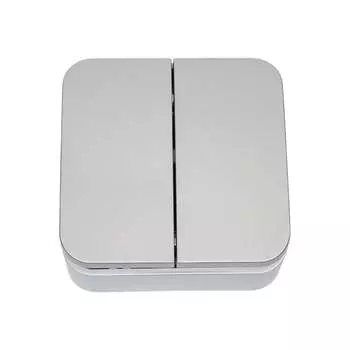 Двухклавишный выключатель Systeme Electric Blanca BLNVA105003