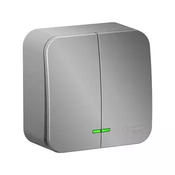 Двухклавишный выключатель Systeme Electric Blanca BLNVA105103