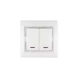 Двухклавишный выключатель TANGO 1008831