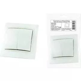 Двухклавишный выключатель TDM Таймыр SQ1814-0502