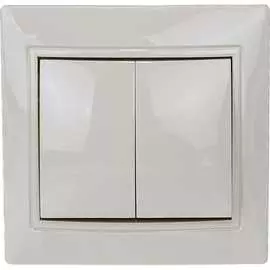 Двухклавишный выключатель UNIVersal Севиль Б-С0023