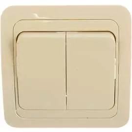 Двухклавишный выключатель UNIVersal Валери Б-В0023