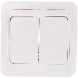 Двухклавишный выключатель UNIVersal Валери В0023