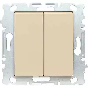 Двухклавишный выключатель Vesta Electric Roma FVK010126MLK