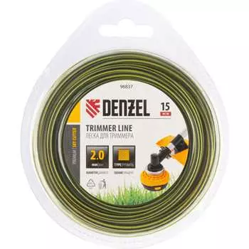 Двухкомпонентная леска для триммера Denzel SkyCutter 96837