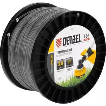 Двухкомпонентная леска для триммера Denzel EXTRA CORD 96843