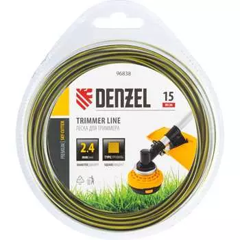 Двухкомпонентная леска для триммера Denzel SkyCutter 96838