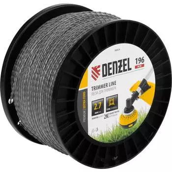 Двухкомпонентная леска для триммера Denzel EXTRA CORD 96824