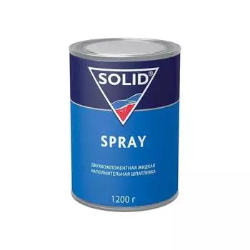 Двухкомпонентная жидкая наполнительная шпатлевка SOLID SPRAY 319.1200