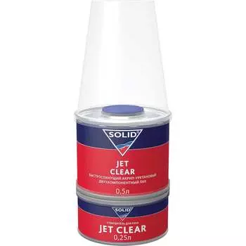 Двухкомпонентный экспресс лак SOLID JET CLEAR 323.0750