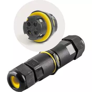 Двухконтактный водонепроницаемый соединитель-коннектор для проводов FERON