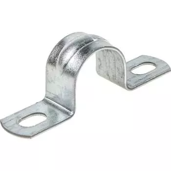 Двухлапковая крепежная металлическая скоба Абсолют СМД 8-9 мм ER0000012