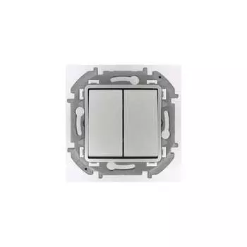 Двухлавишный переключатель Legrand MOS-INSPIRIA + 673667