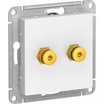 Двухместная аудиорозетка Systeme Electric AtlasDesign ATN000187