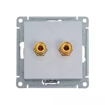 Двухместная аудиорозетка Systeme Electric AtlasDesign ATN000387