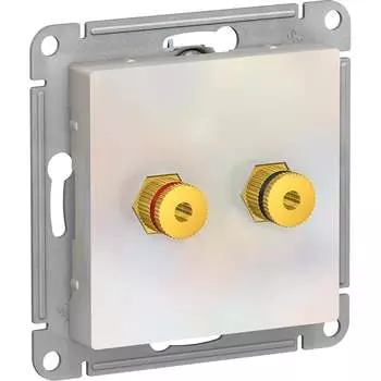 Двухместная аудиорозетка Systeme Electric AtlasDesign ATN000487
