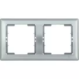 Двухместная горизонтальная рамка IEK