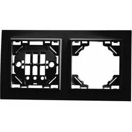 Двухместная горизонтальная рамка STEKKER PFR00-9002-03 Эрна 39483