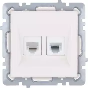Двухместная механизм телефонной розетки Nilson moda-advantage 20112441