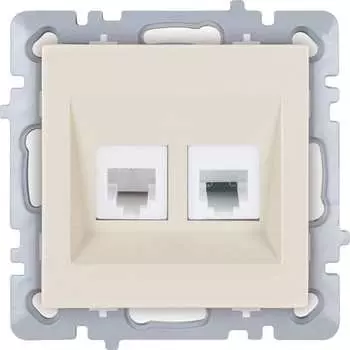 Двухместная механизм телефонной розетки Nilson moda-advantage 20122441