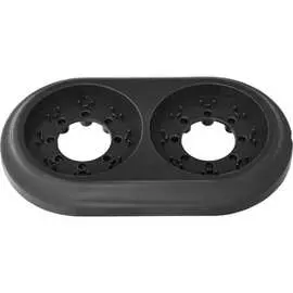 Двухместная рамка BYLECTRICA РЕТРО ЮЛИГ.735212.471черный