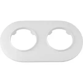 Двухместная рамка BYLECTRICA ПРОВАНС белый ЮЛИГ.735212.499