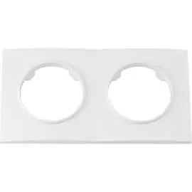 Двухместная рамка BYLECTRICA ПРОВАНС белый ЮЛИГ.735212.498