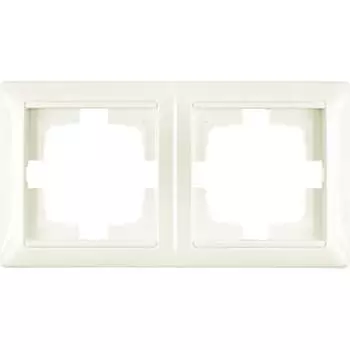 Двухместная рамка BYLECTRICA СТИЛЬ ЮЛИГ.735212.215 бежевый