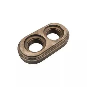 Двухместная рамка для монтажа с декоративной трубой Bironi BF1-620-17/T