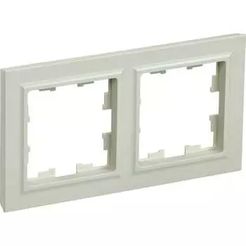 Двухместная рамка IEK Brite ру-2-бркр BR-M22-K10