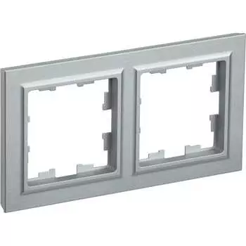 Двухместная рамка IEK Brite ру-2-бра BR-M22-K47
