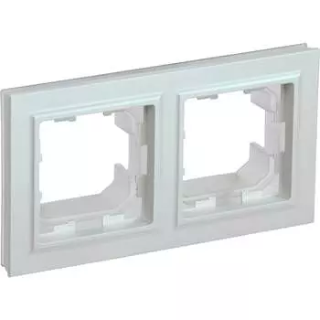 Двухместная рамка IEK Brite ру-2-брж-44 BR-M22-44-K36
